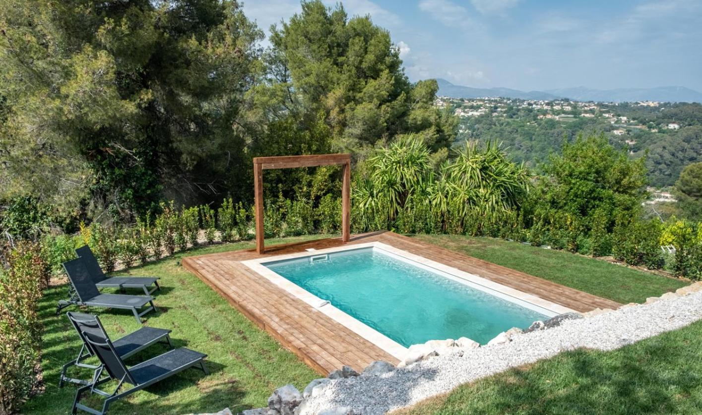 Saint Paul De Vence A La Vue Imprenable Villa Eksteriør billede